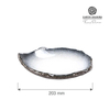 Talerz prezentacyjny, Ø203 mm, szary | FINE DINE, Silk