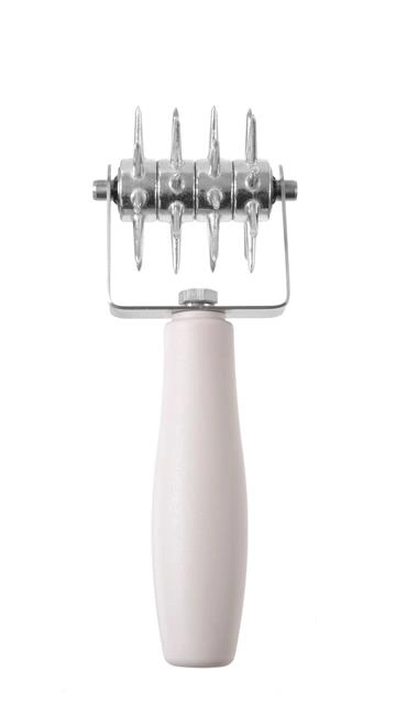 Rolka dziurkująca do ciasta ze stali nierdzewnej, wałek 70 mm, 80x210 mm | HENDI, 515136