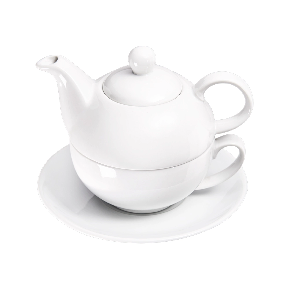 Dzbanek z filiżanką i spodkiem z porcelany 350 ml | STALGAST, Isabell