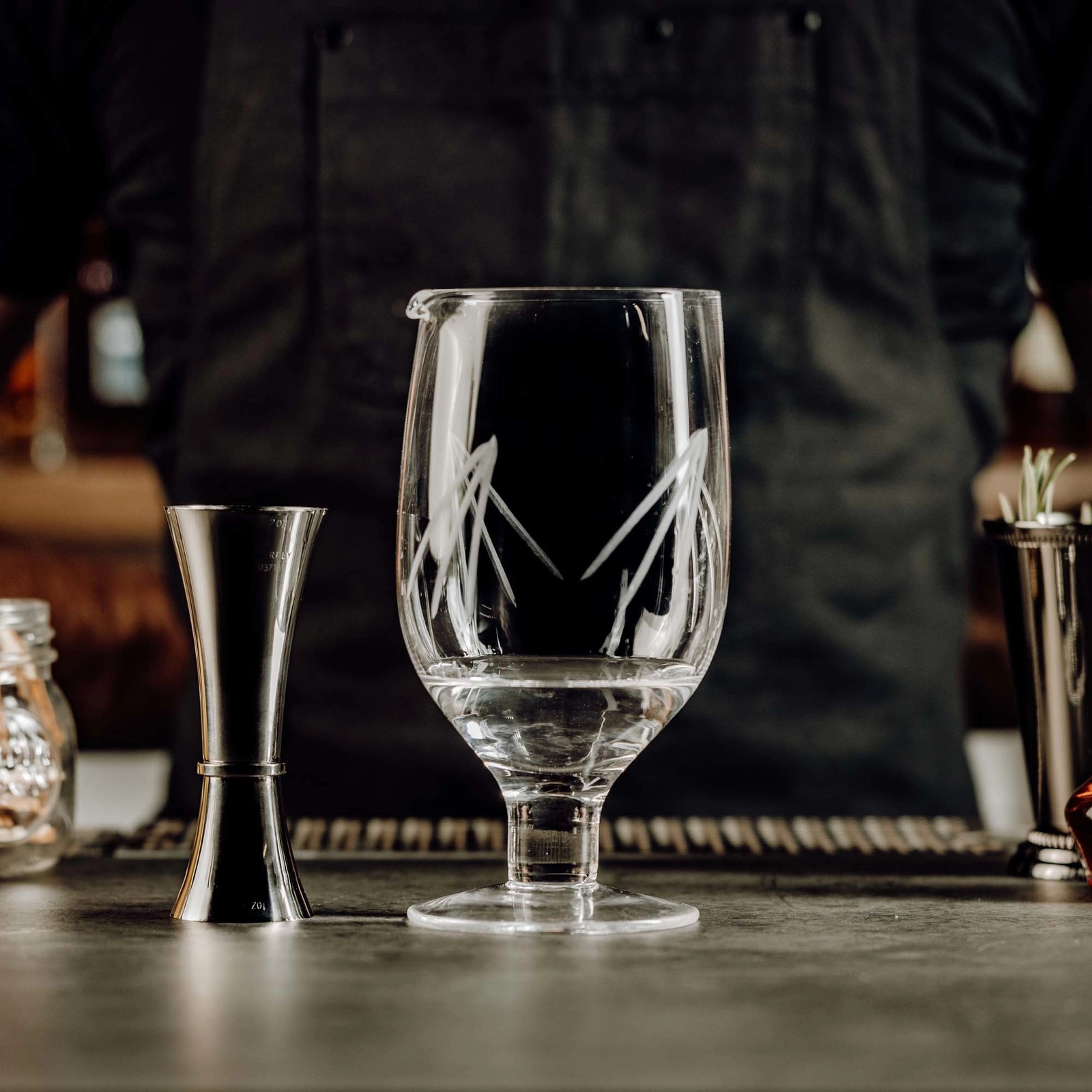Jigger – miarka Yakuza, 30/60 ml, ze stali nierdzewnej | BARFLY, M37169