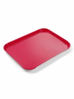 Taca Fast Food 265x345 mm z polipropylenu, czerwona | HENDI, 878712