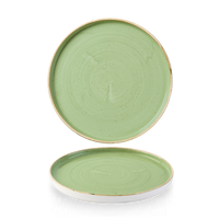 Talerz z wysokim rantem, Ø210 mm | CHURCHILL, Stonecast Sage Green
