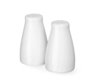 Zestaw do przypraw porcelanowy, 2-częściowy: sól i pieprz, ø42x80 mm | HENDI, 786413