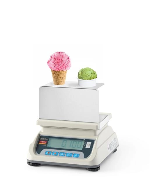 Waga LCD do lodów z legalizacją i portem RS232, 6 kg, 255x264x244 mm | HENDI, 755761