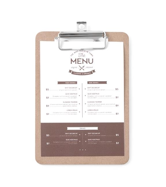 Podkładka pod kartę menu, 125x180 mm | HENDI, 664179