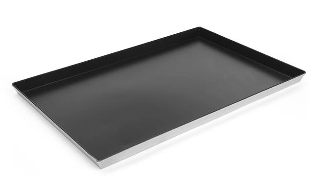 Blacha aluminiowa z powłoką nieprzywierającą, 600x400x30 mm | HENDI, 808801