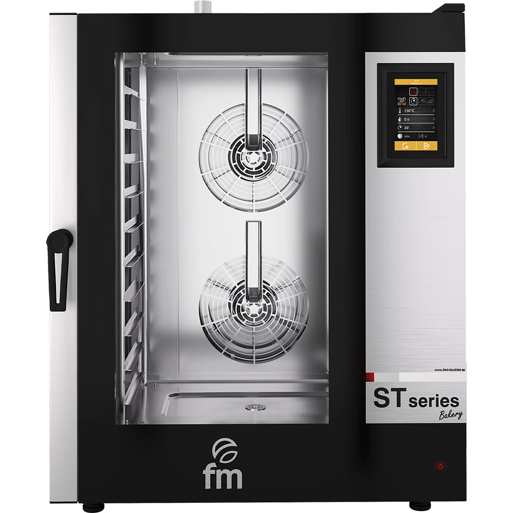 Piec konwekcyjno-parowy piekarniczy elektryczny, dotykowy, 10x600x400, 15.6 kW, 885x1020x1150 mm | FM INDUSTRIAL, ST-Bakery