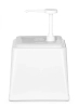 Pojemnik do sosów z pompką, 2,5 l, biały, 230x210x327 mm | HENDI, 203545