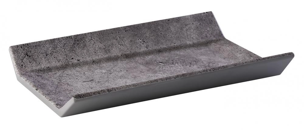 Taca z melaminy GN 1/2 325x265x35 mm, szara | APS, Element