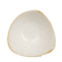 Miska trójkątna, Ø185 mm, 370 ml | CHURCHILL, Stonecast Barley White