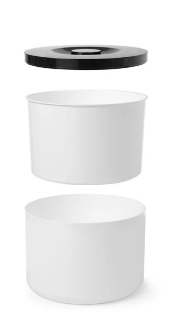 Pojemnik do lodu, 10 l, biały, ⌀292x220 mm | BARUP, 594759
