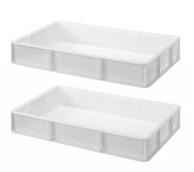 Pojemnik na ciasto do pizzy GN 1/1 z polietylenu, biały, 530×325×90 mm | HENDI, 880975