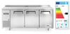 Stół mroźniczy 3-drzwiowy z agregatem bocznym, 291 l, 230V, 0,55 kW, 1800x600x886 mm | ARKTIC, 233399
