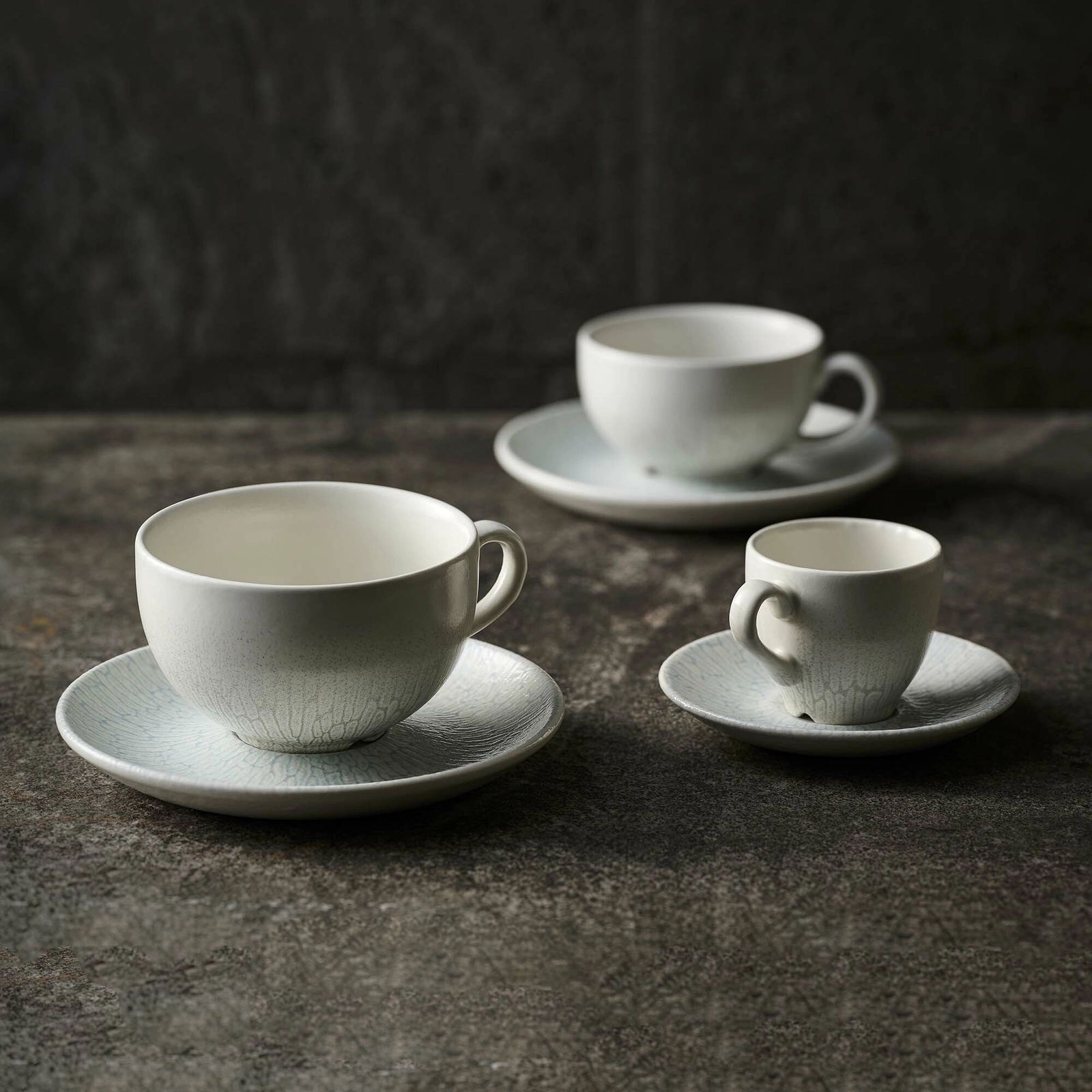Filiżanka do espresso, 100 ml, szara | CHURCHILL, Delta Grey