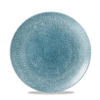 Talerz płytki, Ø217 mm | CHURCHILL, Raku Topaz Blue