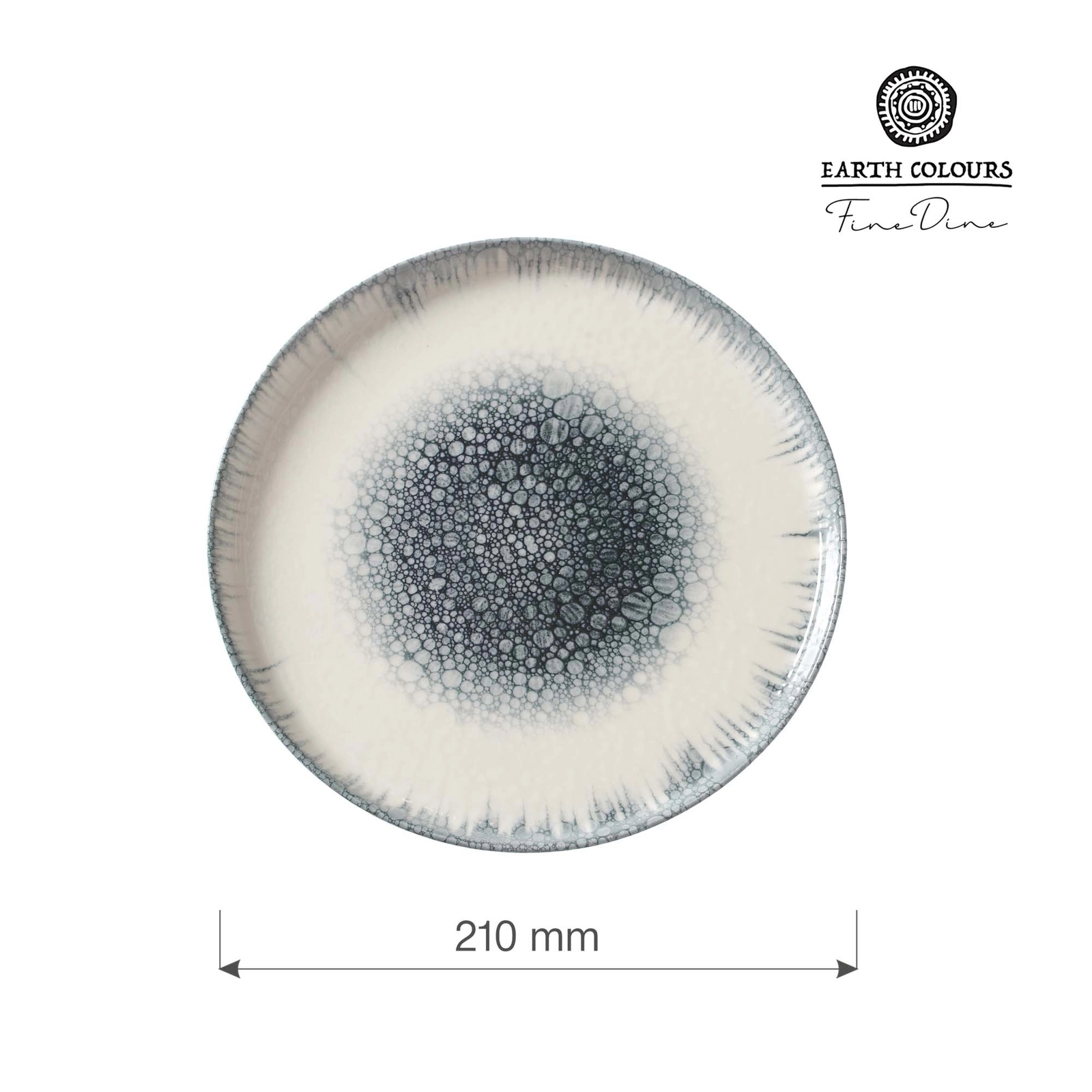 Talerz z wysokim rantem, Ø210 mm, szary | FINE DINE, Infinity