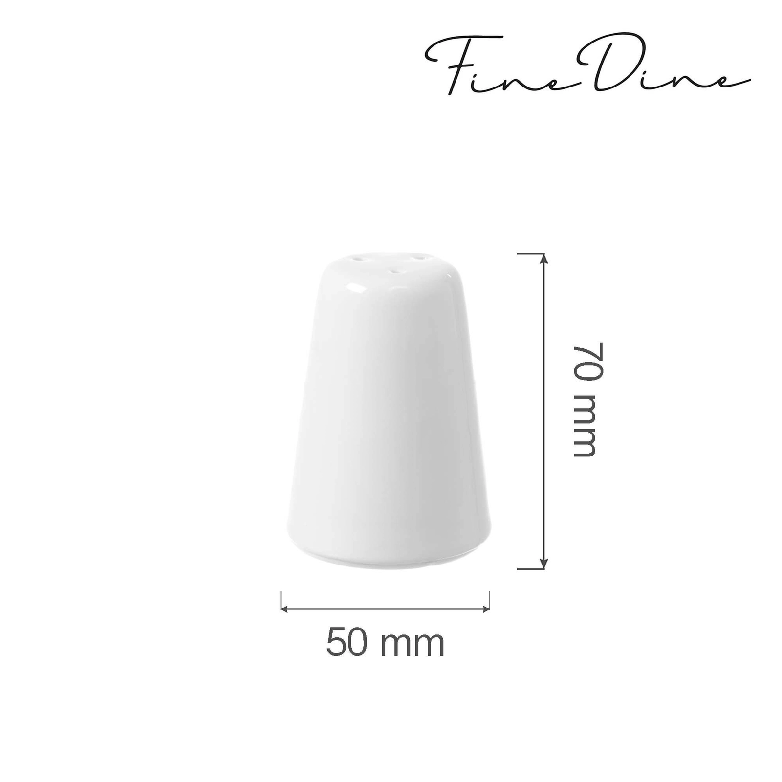 Pieprzniczka, 70 mm | FINE DINE, Bianco