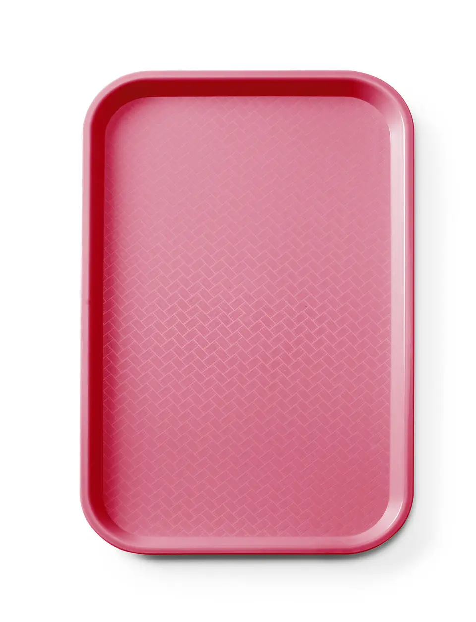 Taca Fast Food GN 1/1 530x325 mm z polipropylenu, czerwona | AMERBOX, 878545