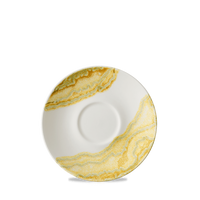 Spodek do cappuccino, Ø160 mm | CHURCHILL, Tide Gold