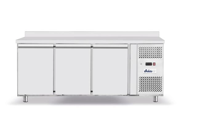Stół chłodniczy 3-drzwiowy z agregatem bocznym, GN 1/1, 420 l, 230V, 0,4 kW, 1795x700x879 mm | ARKTIC, 232057