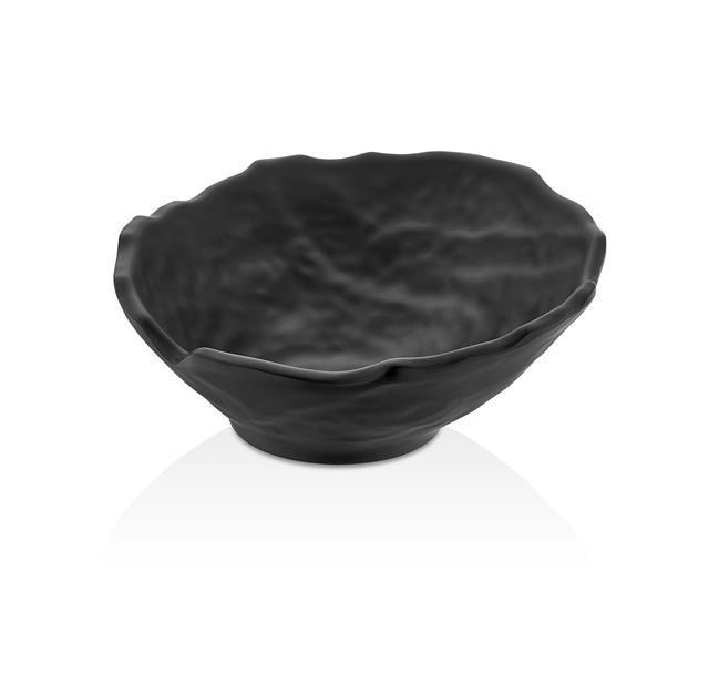 Miska skośna, czarna, 282x275x115 mm, 1100 ml | FINE DINE, Rock