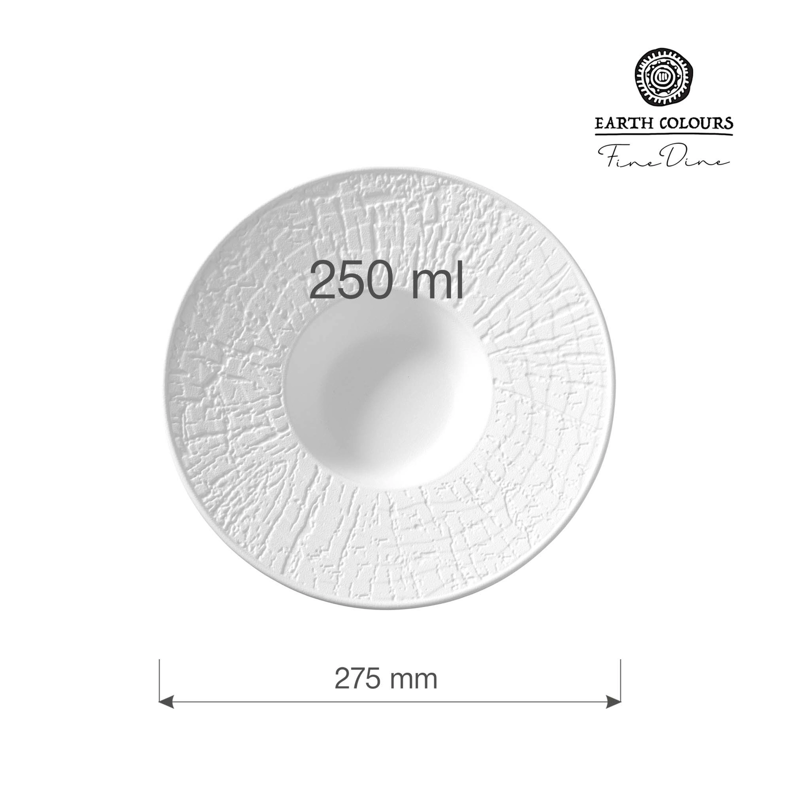 Talerz do pasty, Ø275 mm, 250 ml, biały | FINE DINE, Nordic