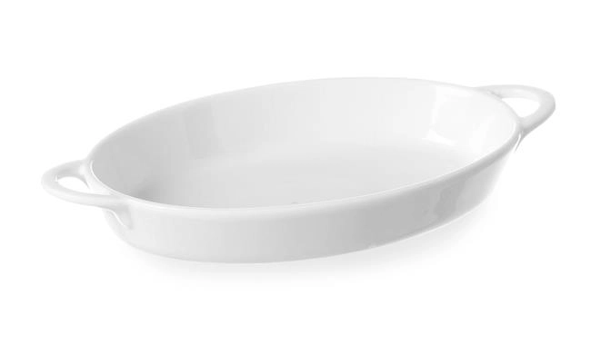 Półmisek owalny z porcelany, 190 ml, 200x107x30 mm | HENDI, 784006