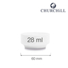 Naczynie do dipów, Ø60 mm, 28 ml | CHURCHILL, Profile
