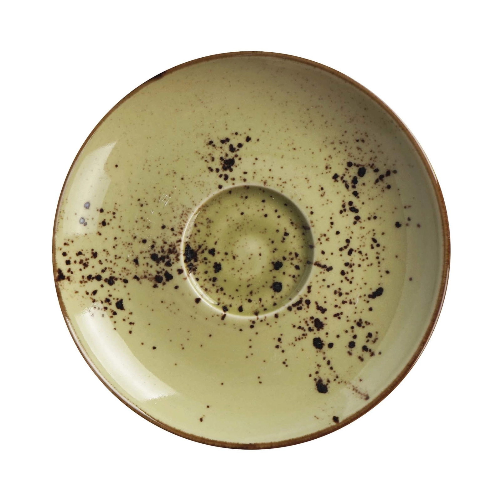 Spodek do espresso, Ø115 mm, zielony | FINE DINE, Olive