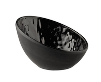 Miska z melaminy Ø100 mm, 0,07 l, czarna | APS, Tao