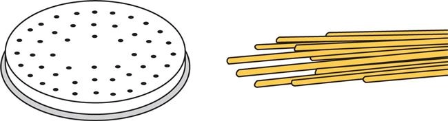 Końcówka do makaronu Spaghetti, Ø2 mm | HENDI, 229484