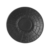 Spodek do filiżanki espresso, Ø120 mm, czarny | FINE DINE, Crust