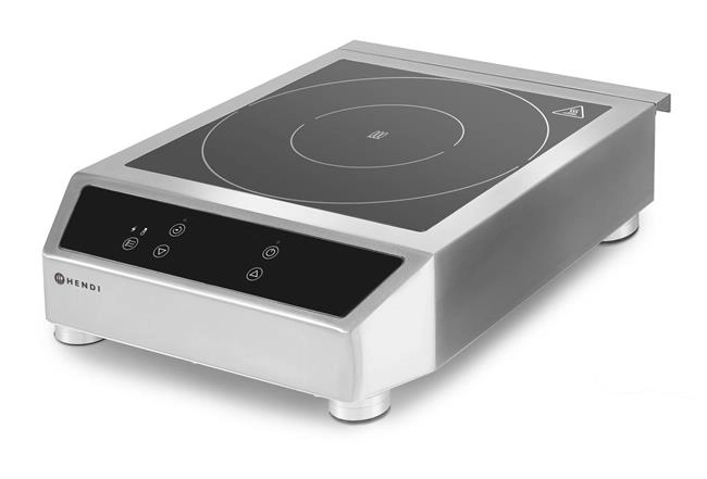 Kuchenka indukcyjna 3500 D, 3,5 kW, 230 V, 342×431×116 mm | HENDI, Profi Line