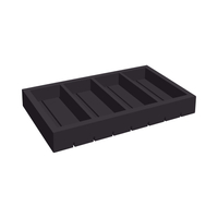 Organizer na sztućce, 530×325×65 mm | FINE DINE, Madeira Black