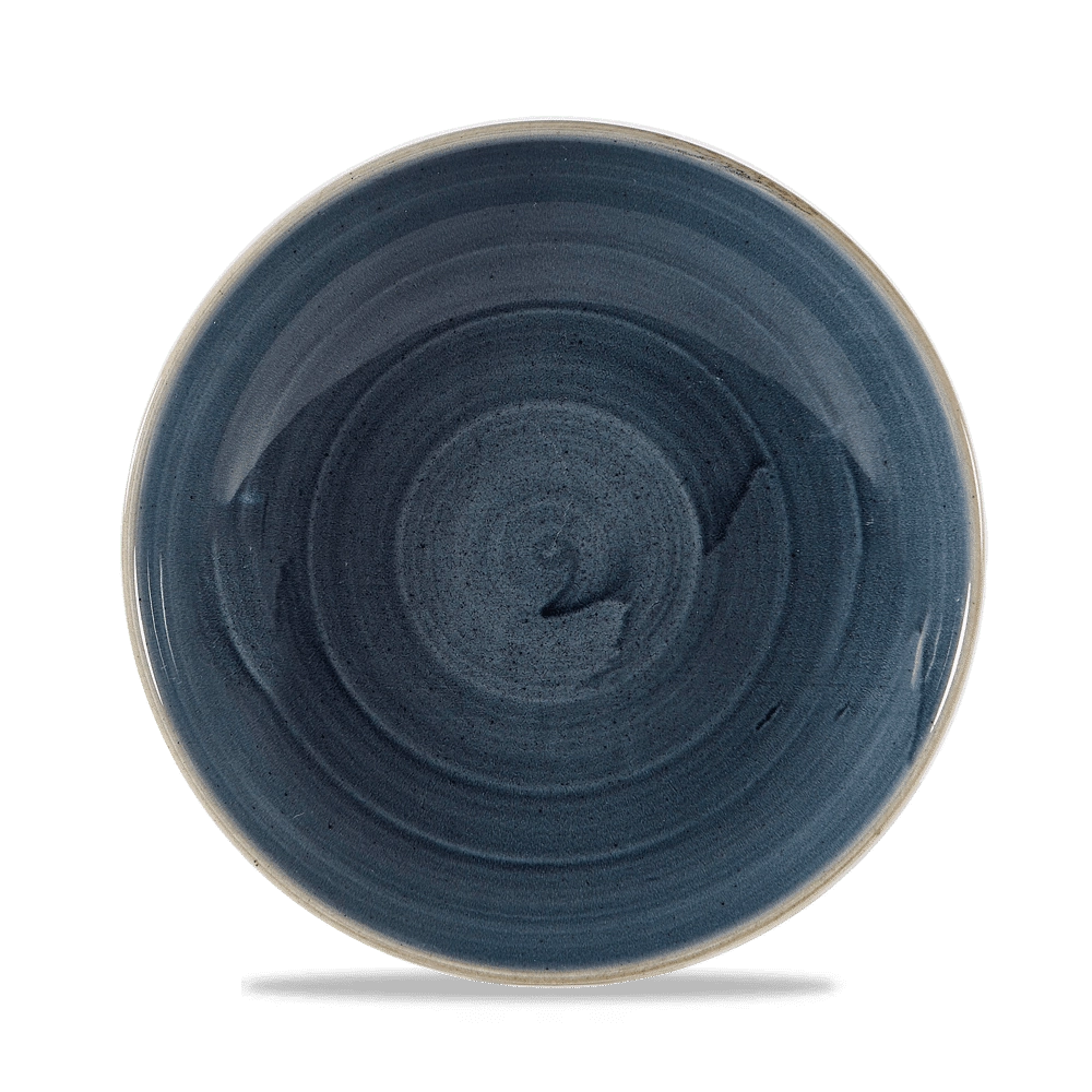 Miska coupe, Ø248 mm | CHURCHILL, Stonecast Blueberry