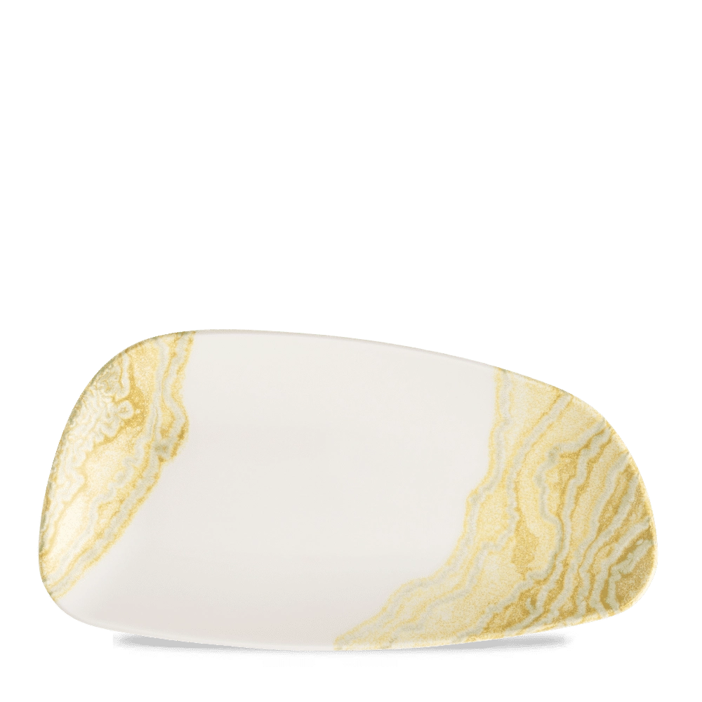 Talerz Geo szefa kuchni, 350×190 mm | CHURCHILL, Tide Gold