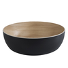 Miska z melaminy 4,7 l, 300x95 mm, czarno-brązowa | APS, 84935