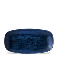 Talerz prostokątny, 298x153 mm | CHURCHILL, Stonecast Plume Ultramarine