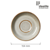 Spodek, ⌀154 mm, szary | STEELITE, Potter’s Collection Pier