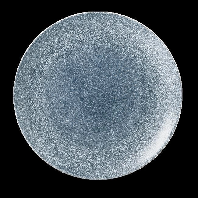 Talerz płytki, Ø217 mm | CHURCHILL, Raku Topaz Blue