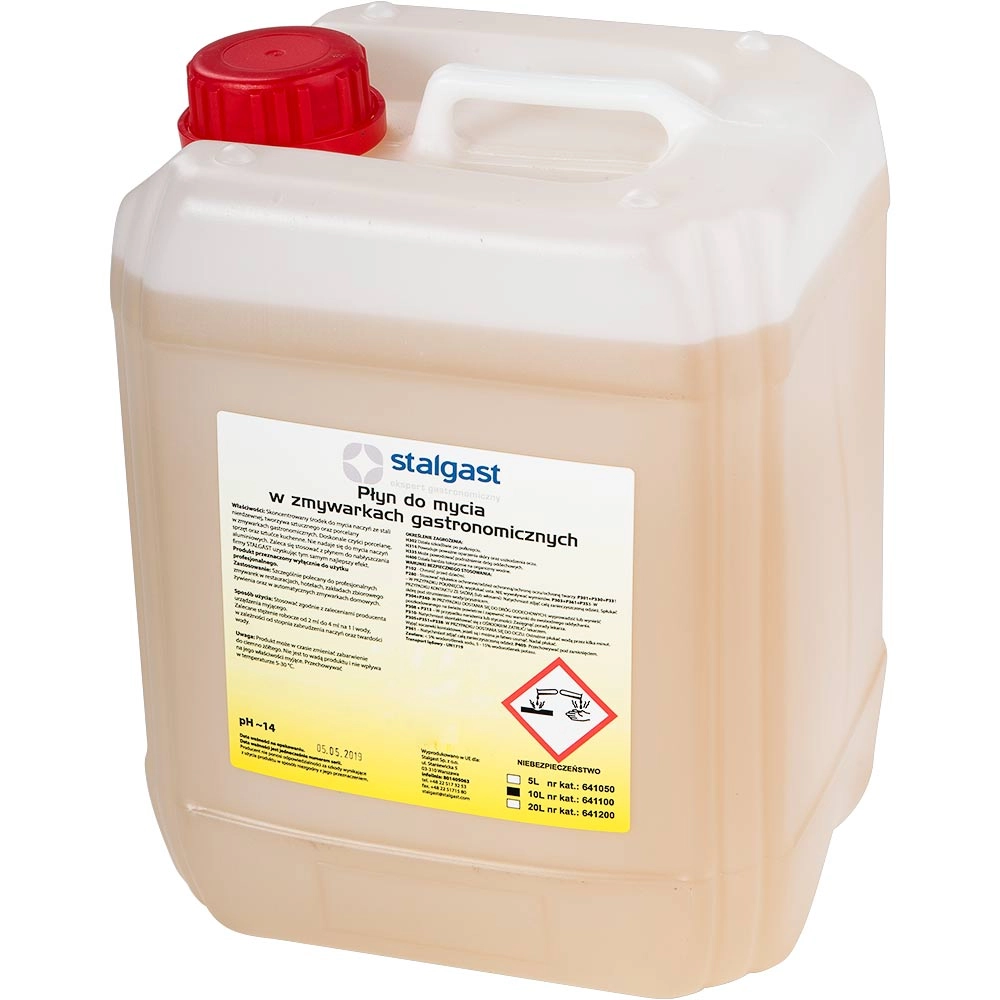 Płyn do maszynowego mycia naczyń, 10 l | STALGAST, 641100