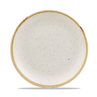 Talerz płytki, Ø217 mm | CHURCHILL, Stonecast Barley White