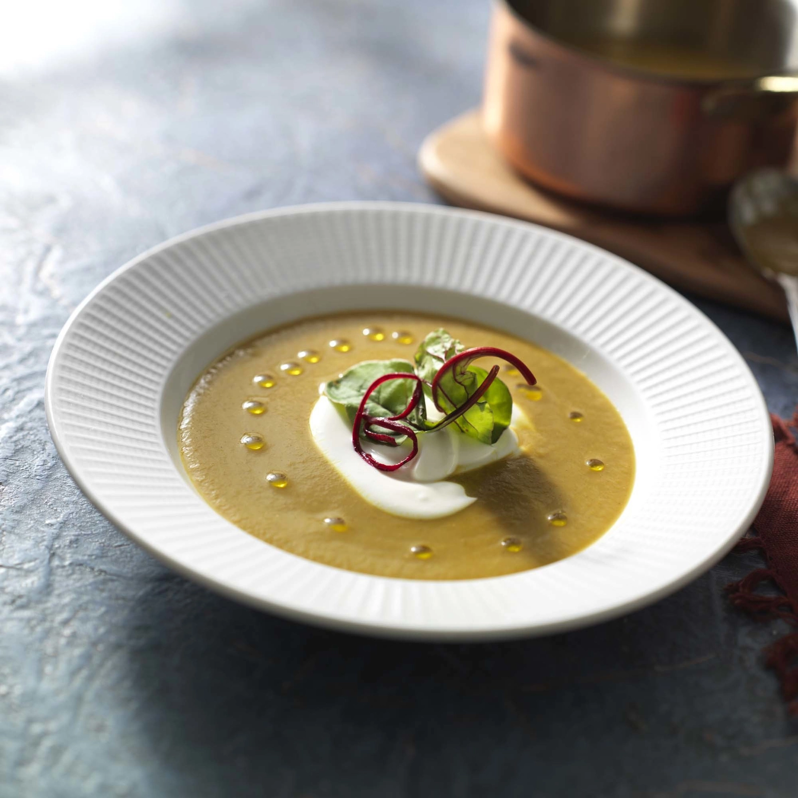 Talerz płytki Gourmet coupe, ⌀280 mm, kremowy | STEELITE, Willow