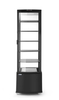 Witryna chłodnicza 5-półkowa, 270 l, czarna, 556x526x1913 mm | ARKTIC, 233290