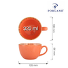 Filiżanka, 320 ml | PORLAND, Seasons Amber