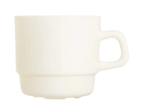 Filiżanka, 90 ml, kremowa, zestaw 12 szt., ⌀56x60 mm | ARCOROC, Zenix Intensity