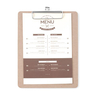 Podkładka pod kartę menu, 185x245 mm | HENDI, 664162