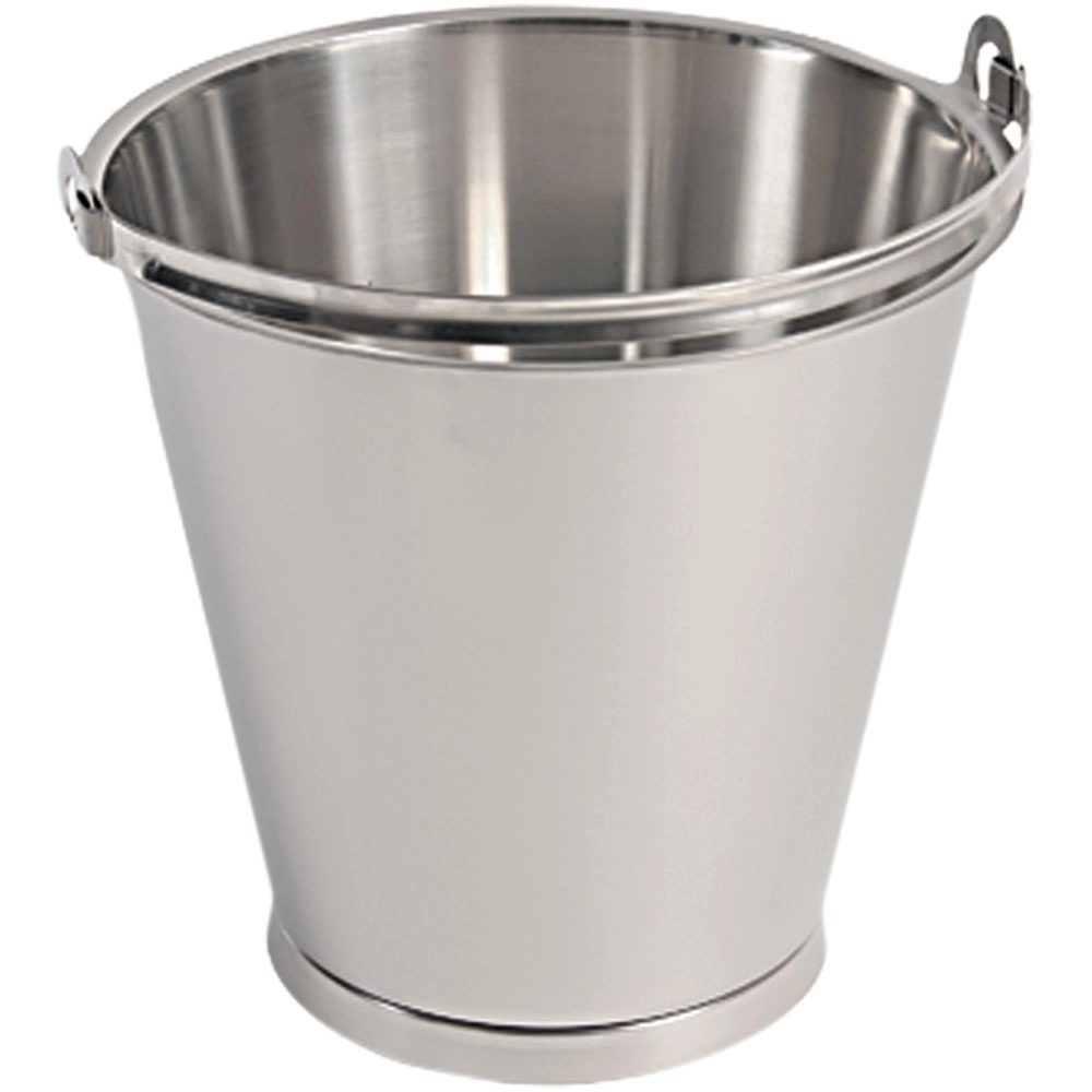 Wiadro ze stali nierdzewnej z pierścieniem, 15 l | LINDEN, Premium