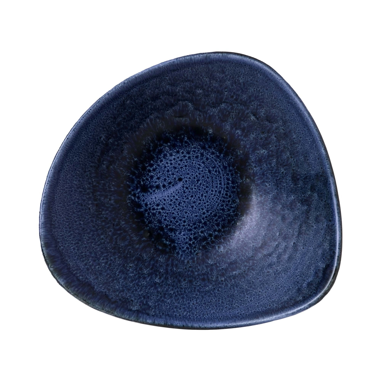 Miska trójkątna, Ø235 mm | CHURCHILL, Stonecast Plume Ultramarine