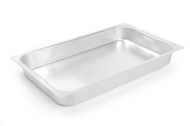 Pojemnik aluminiowy, GN 1/1, 530x325x65 mm | HENDI, 808634